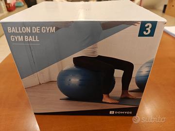 Fitball Domyos Pilates taglia 3 - 75cm turchese