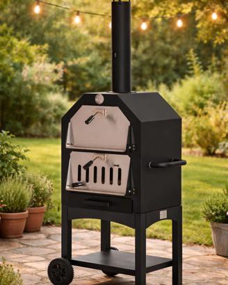 Forno Pizza a Legna Termometro pietra Refrattaria 