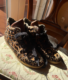 Scarpe da ginnastica leopardate