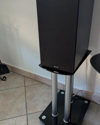 Coppia diffusori  acustici con stand