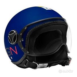 Casco da bambino Momo FGTR Baby blu opaco TG YS
