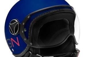 Casco da bambino Momo FGTR Baby blu opaco TG YS