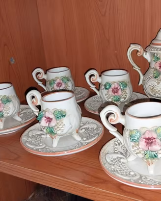 Servizio  da caffè Capo di Monte anni 80'
