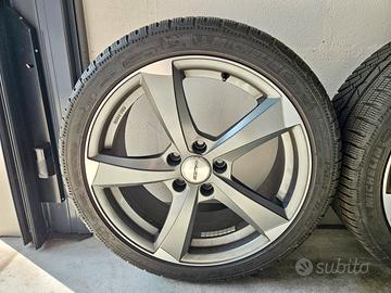 4 Cerchi e gomme, da 18 pollici gruppo VAG