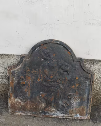 piastra in ghisa x camino