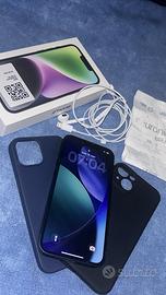 IPhone 14 128gb+cuffie+2 cover+garanzia