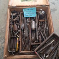 Maschi, filiere, punte trapani e mandrini.