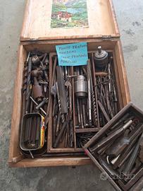 Maschi, filiere, punte trapani e mandrini.