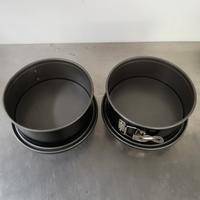 Tre stampi torte antiaderente dolci