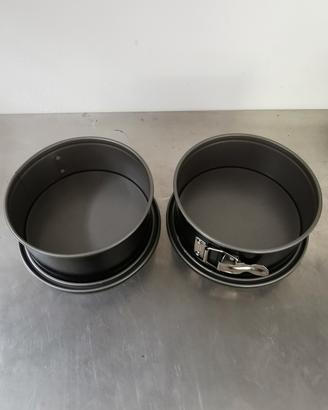 Tre stampi torte antiaderente dolci