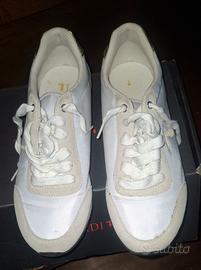 Scarpe ginnastica bianche trusciardi jeans n.38