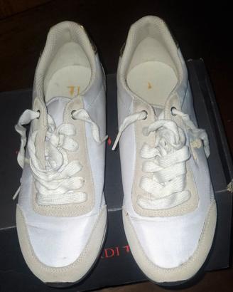 Scarpe ginnastica bianche trusciardi jeans n.38