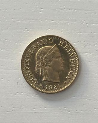 Moneta Svizzera 5 Rappen - 1981