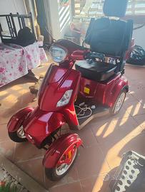 Scooter quattro ruote con sedile per disabili