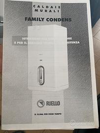 Centralina con console caldaia Riello