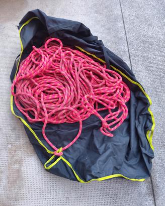 Corda arrampicata 80 metri con sacca