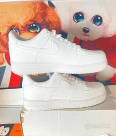 Nike Air Force 1 Sneakers Uomo 44 Bianche Nuove