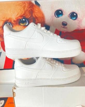 Nike Air Force 1 Sneakers Uomo 44 Bianche Nuove