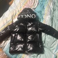 Moncler Piumino Nero Lucido con capuccio-Originale