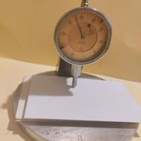 micrometro svizzero Carl Mahr con supporto