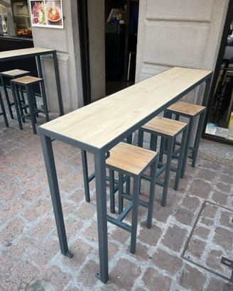 Tavoli arredamento industriale casa pub ristoranti