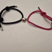 Bracciale cuoricini magnetici