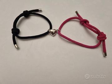 Bracciale cuoricini magnetici