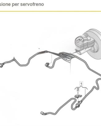 tubo flessibile depressione servofreno Skoda  Audi