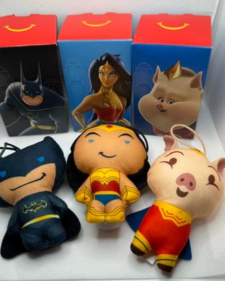 DC Comics 6 pezzi peluches Happy Meal McDonald’s