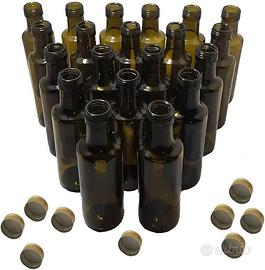 Bottiglia Dorica 10cl tappo 24mm vetro scuro