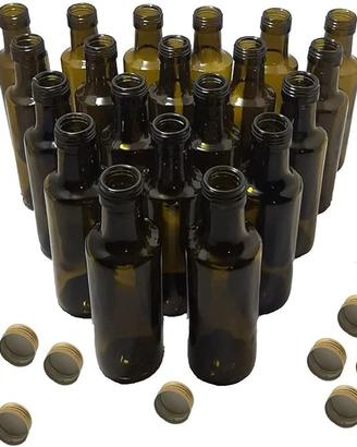 Bottiglia Dorica 10cl tappo 24mm vetro scuro