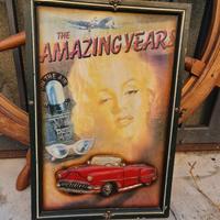 quadro insegna orologio vintage