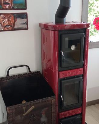 Stufa a legna Nordica Gaia Forno riscaldamento