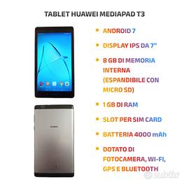 TABLET HUAWEI MEDIAPAD T3 7" WI-FI E SLOT SIM CARD