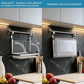 Scolapiatti pieghevole in acciaio INOX - IKEA
