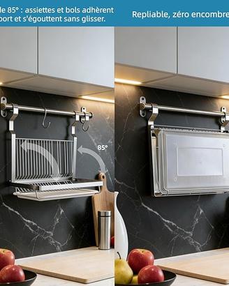 Scolapiatti pieghevole in acciaio INOX - IKEA