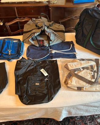 7 Borsoni e Sacche Nuove e Mai Usati