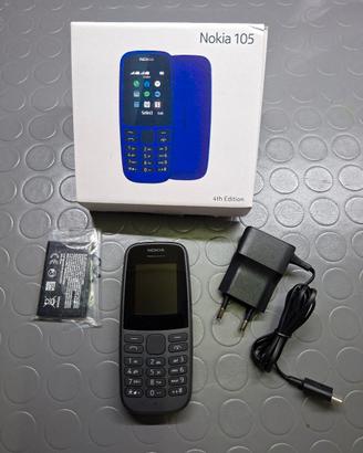 Nokia 105 4th Edition Nero Come Nuovo Con Scatola