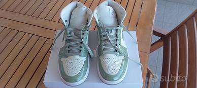 Nike air Jordan Mid verdi