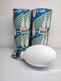 2 X Philips HPL-N 400W E40 lampada vapori mercurio
