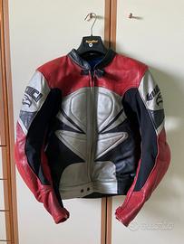 Giacca moto vintage in pelle Taglia S