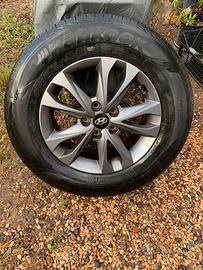 Cerchio in lega Hyundai Sant + HANKOOK DYNAPRO HP2
