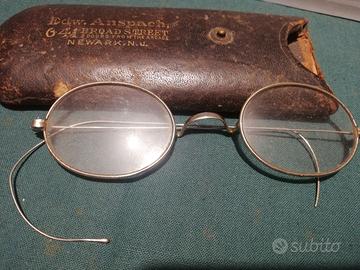 Occhiali vista antichi metallo americani