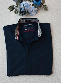 Camicia Paul e Shark -Uomo-TG 46-XXXL-Blue Navy!
