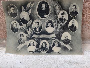 Cartolina Antica Santi, Beati, Servi Di Dio Nella 