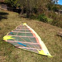 Vela windsurf  6,7 con 5 camber rig completo