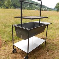 Barbecue grill in ferro e acciaio