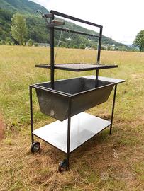 Barbecue grill in ferro e acciaio