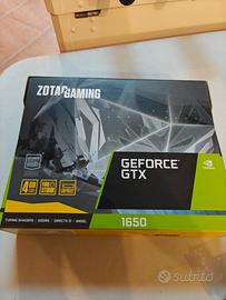 scheda video Zotac  gtx1650 low profile