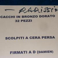 scacchi in bronzo firmati
